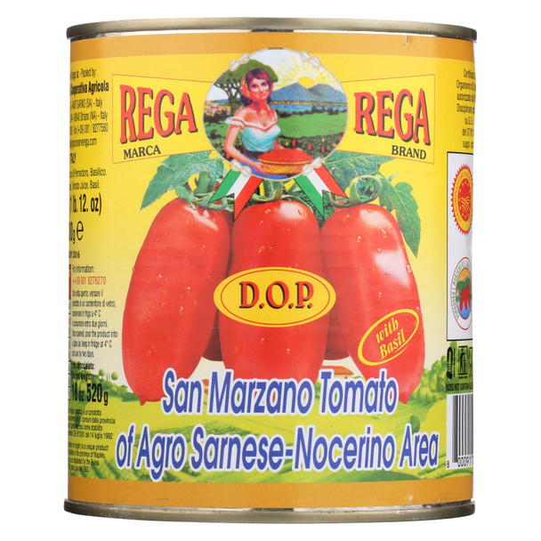 Rega Brand - Ital Tom Whole Peeled Dop - Case of 12 - 28 OZ