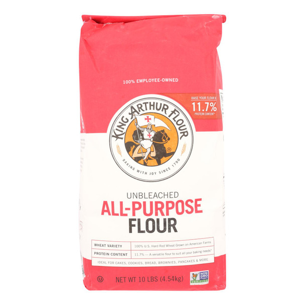 King Arthur Flour All-Purpose Unbleached Flour  - Case of 4 - 10#