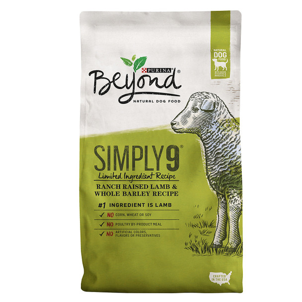 Beyond Purina - Dog Fd Smply9 Lamb/barley - Case of 4-3.2 LB