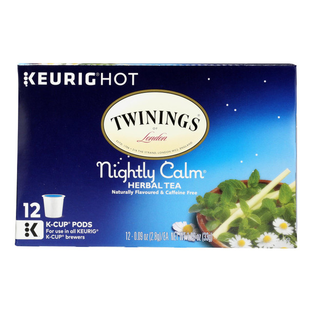 Twinings Bedtime Blend Tea  - Case of 6 - 12 Count
