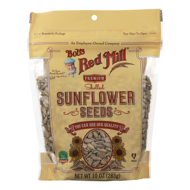 Bob's Red Mill - Seeds Sunflower Shelled - Case of 4-10 OZ