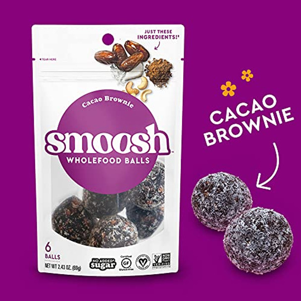 Smoosh - Whlfd Ball Cacao Brownie - Case of 6-2.43 OZ