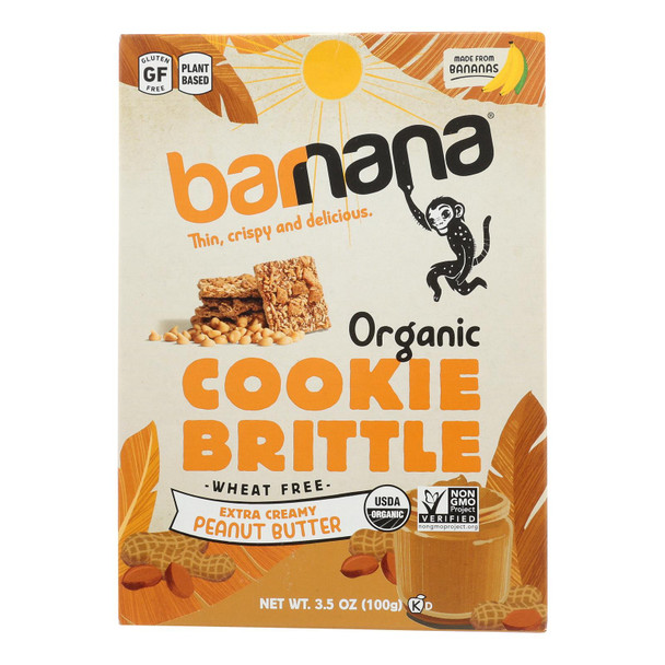 Barnana - Ban Brittle Peanut Butter - Case of 6-3.5 OZ