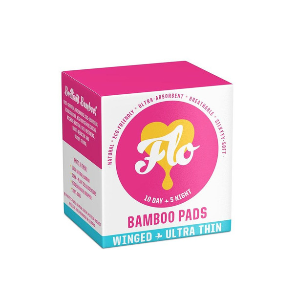 Flo - Pads Bamboo 15pk - 1 Each 1-15 CT