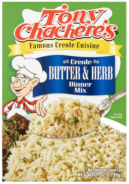 Tony Chachere's, Creole Butter & Herb Dinner Mix - Case of 12 - 7 OZ