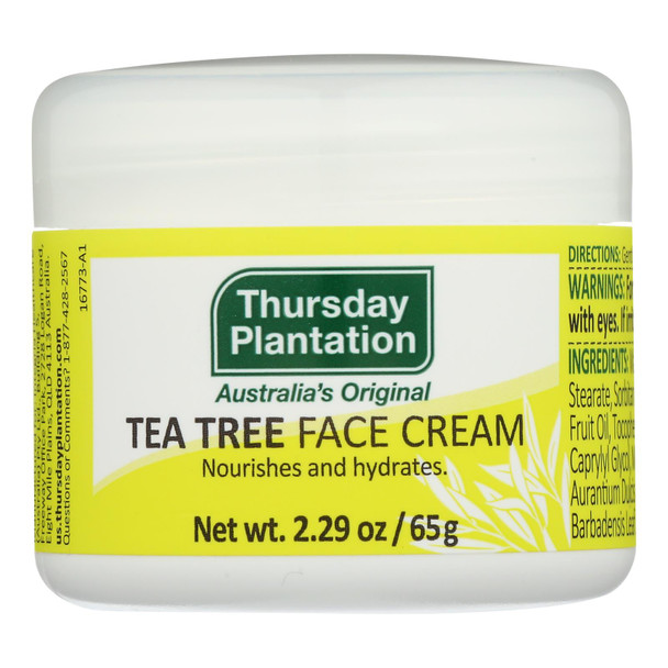 Thursday Plantation - Tea Tree Face Cream - 1 Each 1-2.29 OZ