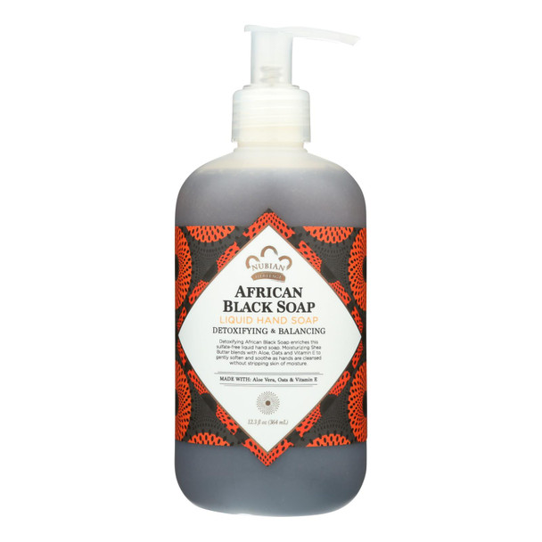 Nubian Heritage - Hand Soap Liquid African Black - 1 Each - 12.3 FZ