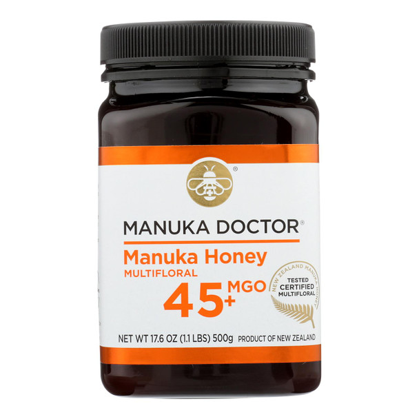 Manuka Doctor - Manuka Honey Mf Mgo45+ 500g - Case of 6-17.6 OZ