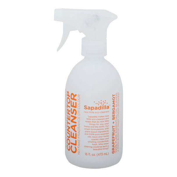 Sapadilla - Cleanser Countertop Grapefruit Bergamot - 1 Each 1-16 FZ