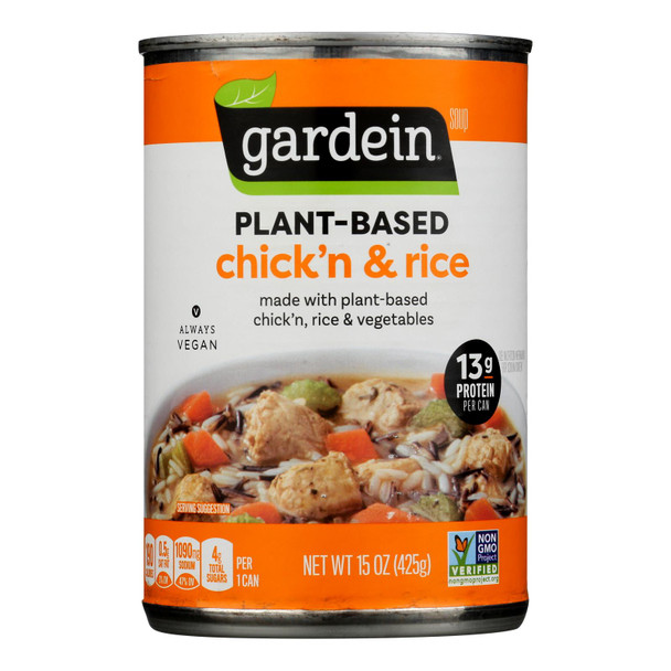 Gardein - Soup Chicken & Rice Plant-based - Case of 12-15 OZ