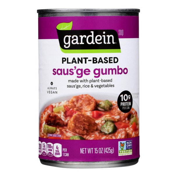 Gardein - Soup Sausage Gumbo Plant-based - Case of 12-15 OZ