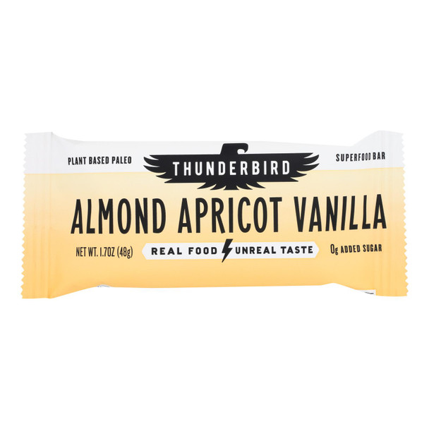 Thunderbird - Bar Almond Apricot Vanilla - Case of 12-1.7 OZ