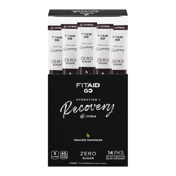 Lifeaid Beverage Company - Fitaid Go Recover Citrus - 1 Each 1-14 CT