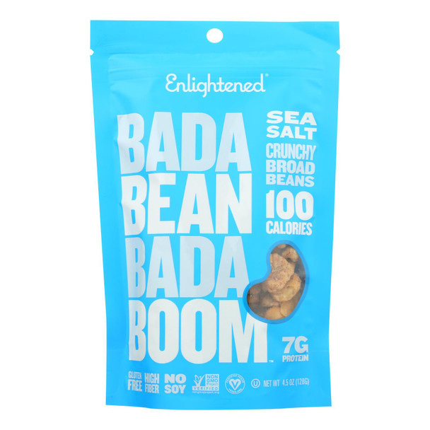 Bada Bean Bada Boom - Crunchy Beans Sea Salt - Case of 6-4.5 OZ