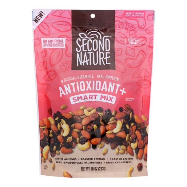 Second Nature - Nut Medley Antioxident Smart Mix - Case of 6-10 OZ