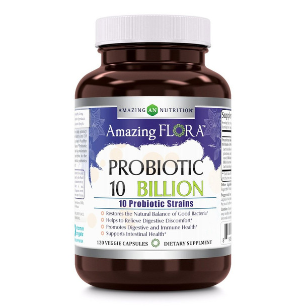 Amazing Flora - Probiotic 10 Strain 10 Bill - 1 Each 1-120 CT