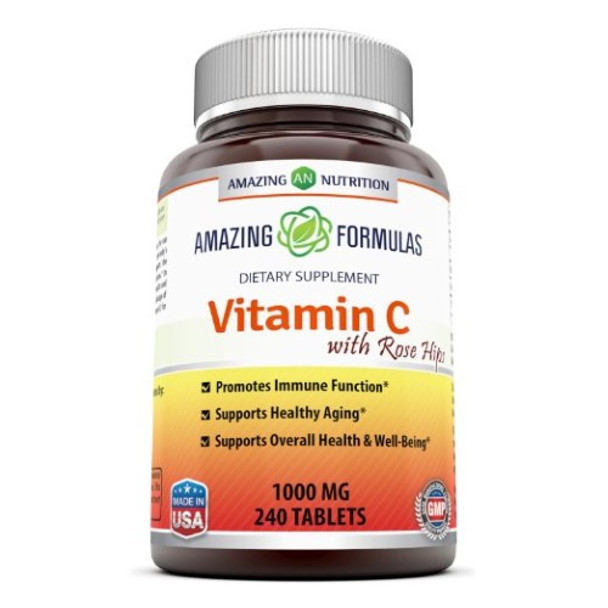 Amazing Formulas - Vitamin C 1000 Mg Rose Hp - 1 Each 1-240 CT