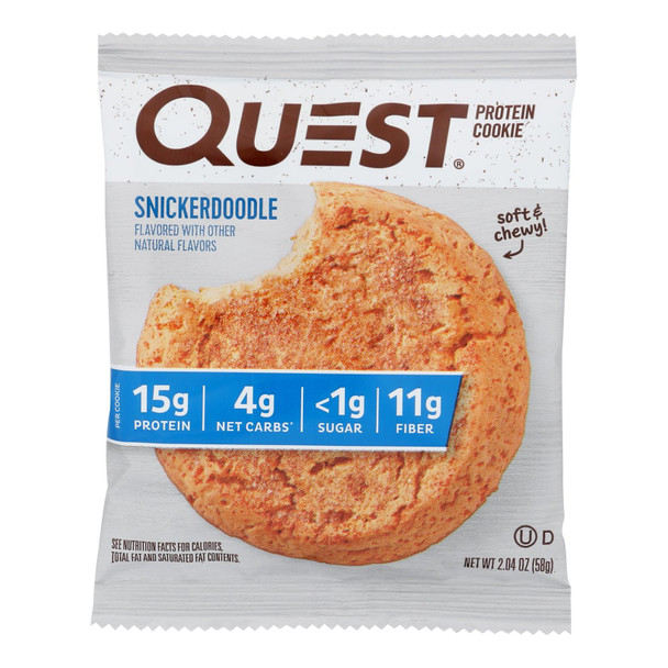 Quest - Protein Cki Snickerdoodle - Case of 12-2.04 OZ