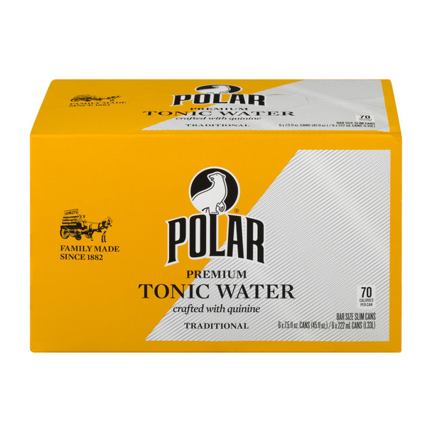 Polar Beverages - Tonic Water 6pk - Case of 4-6/7.5 FZ