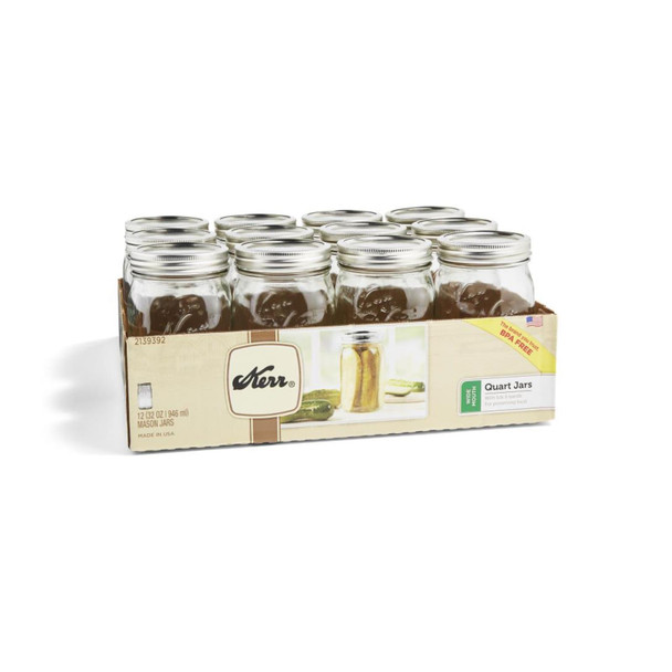 Kerr - Jars Wide Mouth 32oz - Case of 1-12 CT