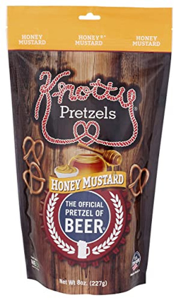 Knotty Pretzels - Pretzels Honey Mustard - Case of 12-7.5 OZ
