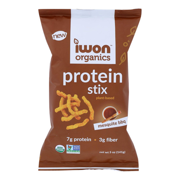 I Won! Nutrition Co - Stix Mesquite BBQ Protein - Case of 12 - 5 OZ