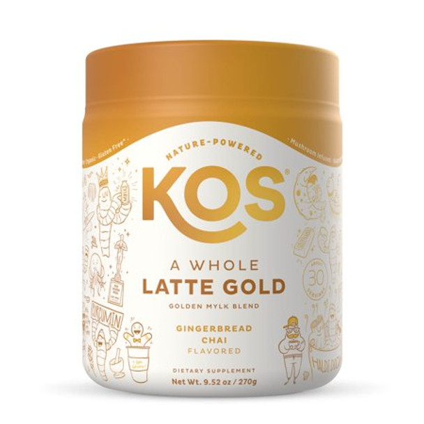 Kos - Golden Milk Blend Latte Gold - 1 Each -8.89 OZ