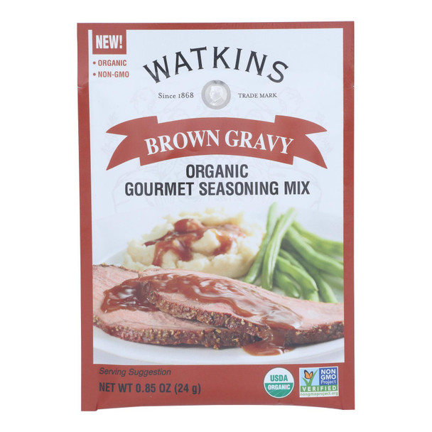 Watkins - Season Mix Brown Gravy Gourmet - Case of 12-.85 OZ