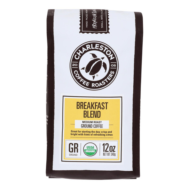 Charleston Coffee Roasters - Coffee Breakfast Ground - Case of 6-10.5 OZ