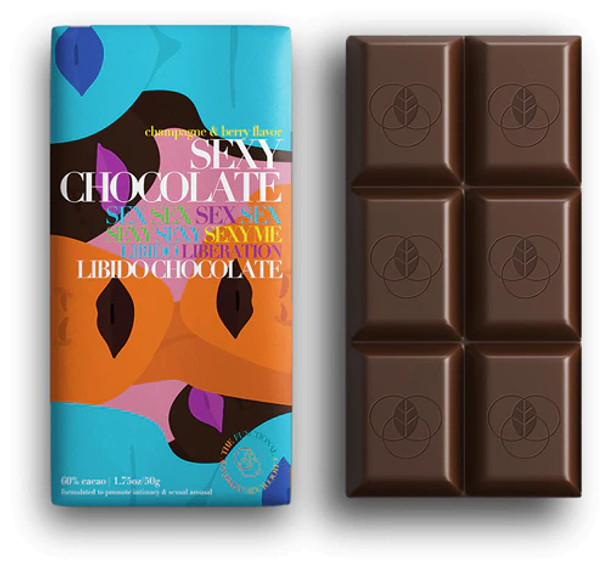 The Functional Chocolate Co - Chocolate Bar Sexy - Case of 12-1.75 OZ