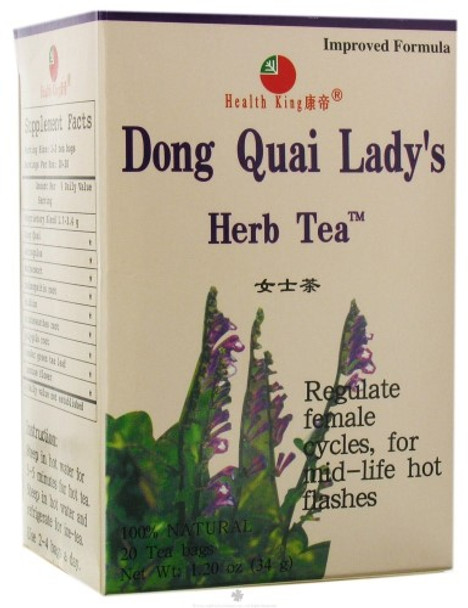 Health King Medicinal Teas - Tea Dong Quai Lady's - 1 Each -20 BAG