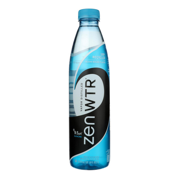 Zen Water - Water Vapro Distill 9.5ph - Case of 12-33.8 FZ