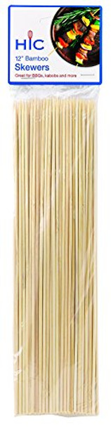 Harold's Imports - Skewers Bamboo 12in - 1 Each 1-100 PACK