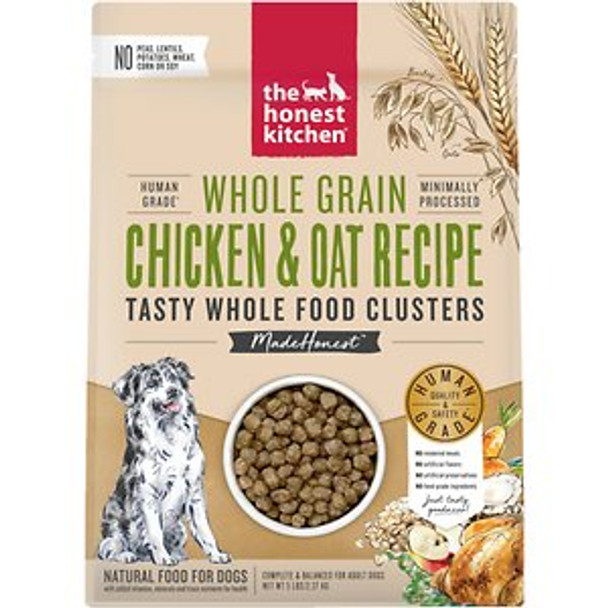 The Honest Kitchen - Dog Food Whole Food Clusters Chicken - Case of 6-5 LB