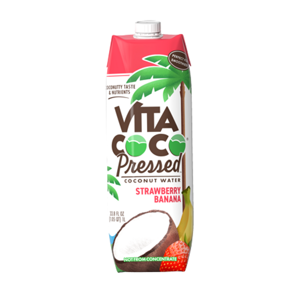 Vita Coco - Coconut Water Pressed Strawberry - Case of 12-33.8 FZ