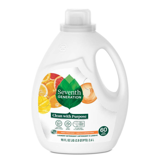 Seventh Generation - Liquid Laundry Fresh Citrus - Case of 4-90 FZ