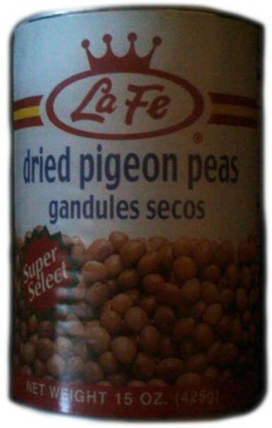 La Fe - Beans Pigeon Dried Peas - Case of 24-15 OZ