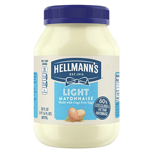 Hellmann's Light Mayonnaise - Case of 12 - 30 FZ