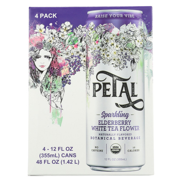 Petal - Sparkling Elderberry White - Case of 6-4/12 FZ