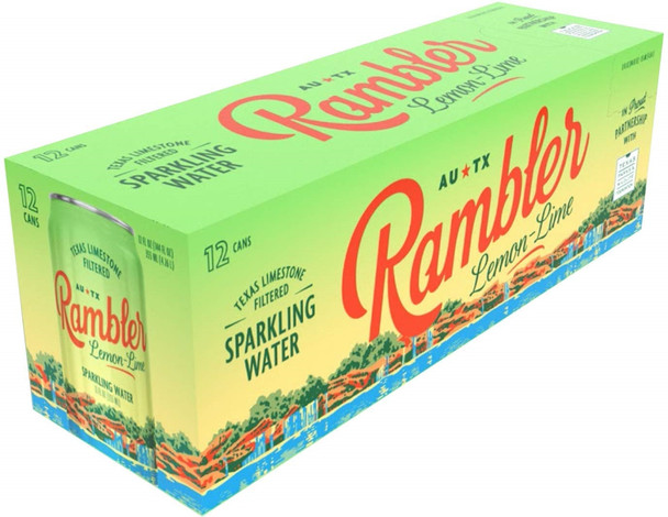 Rambler - Water Sparkling Lemon Lime - Case of 2-12/12 FZ
