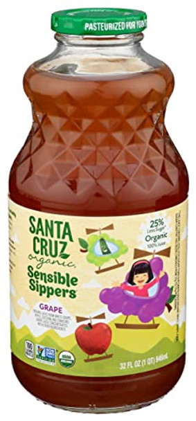 Santa Cruz Organic - Juice Sensible Sipper Grape - Case of 6-32 FZ