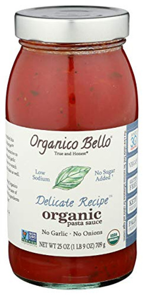Organico Bello - Sauce Delicate Recipe - Case of 6-25 OZ