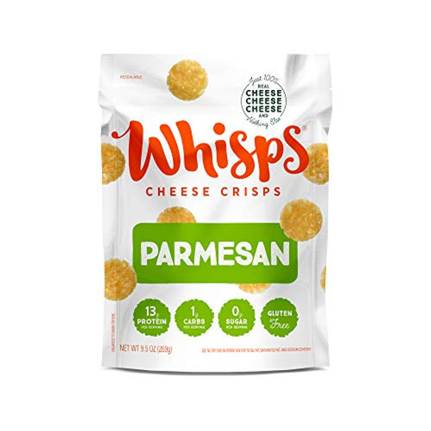 Whisps - Cheese Crisps Parmesan - Case of 22-9.5 OZ