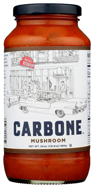 Carbone - Sauce Mushroom Marinara - Case of 6-24 OZ
