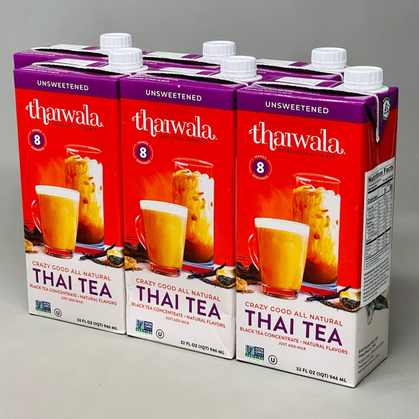 Thaiwala - Tea Thai Unsweetened Concentrate - Case of 6-32 FZ