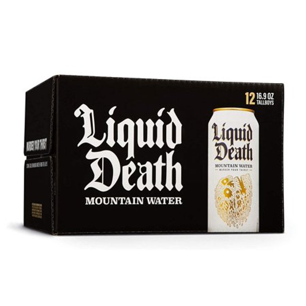 Liquid Death - Mtn Water 100% Still Can - Case of 1-12/16.9