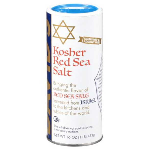 David's - Sea Salt Red Kosher - Case of 12-16 OZ
