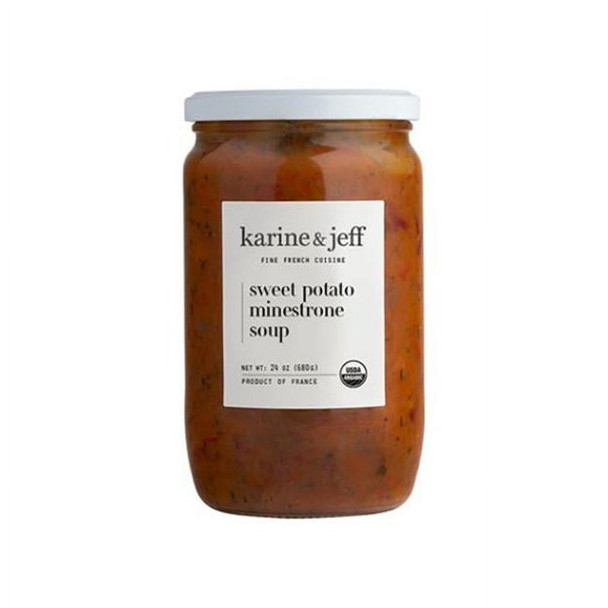 Karine & Jeff - Soup Sweet Potato Minestrone - Case of 6-24 OZ