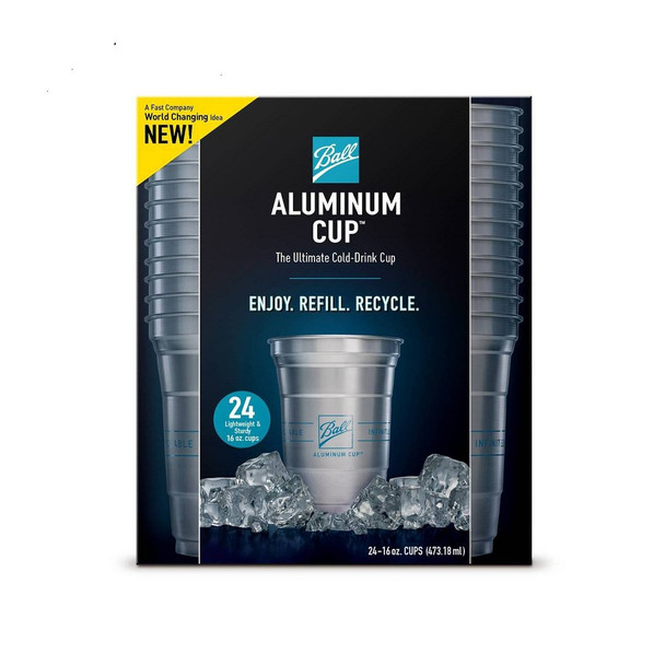 Ball - Aluminum Cup Cold Drink 16oz - Case of 10-24 CT