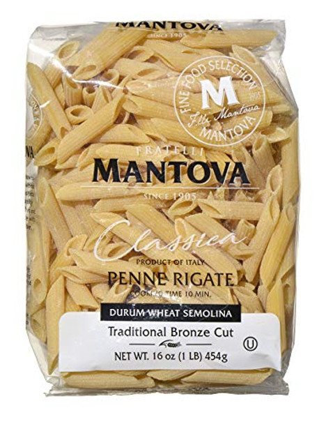Fratelli Mantova - Pasta Penne Rigate Clasic - Case of 12 - 16 OZ